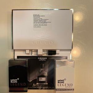 Creed  Aventus Etchantillon #mens#cologne with Mont Blanc Legend  4.5ML